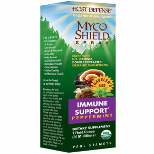 MycoShield Spray Peppermint 1 oz by Host Defense