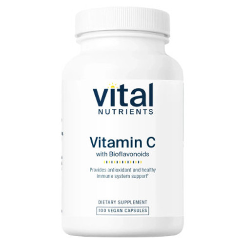Vitamin C w/Bioflavonoids 100c by Vital Nutrients