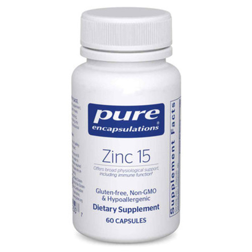 Zinc 15 60c Pure Encapsulations Zinc 15 60c Pure Encapsulations