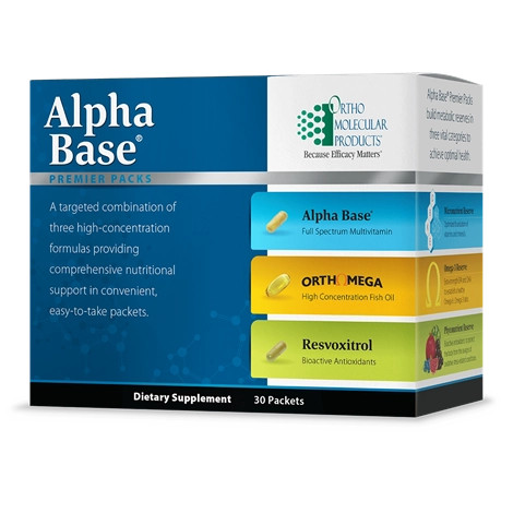 Alpha Base Premier Packs 30ct by Ortho Molecular Products