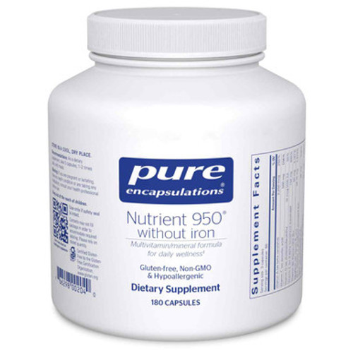 Nutrient 950 w/o iron [Fe] 180c Pure Encapsulations