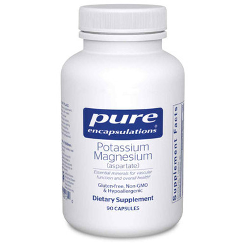 Potassium Magnesium (aspartate) 90c Pure Encapsulations