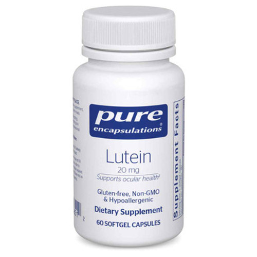 Lutein 20mg 60sg Pure Encapsulations Lutein 20mg 60sg Pure Encapsulations