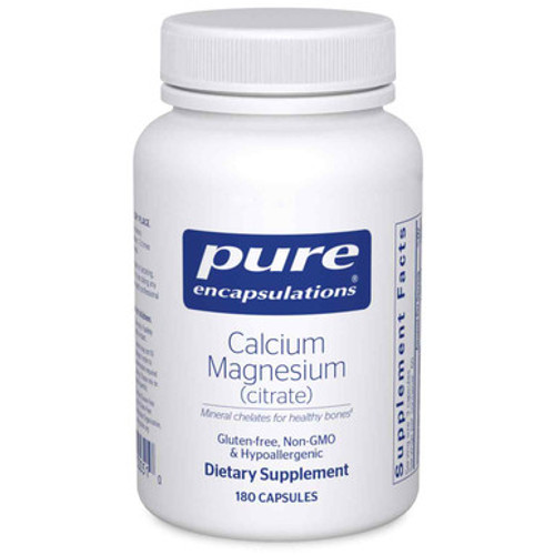 Calcium Magnesium (citrate) 180c Pure Encapsulations Calcium Magnesium (citrate) 180c Pure Encapsulations