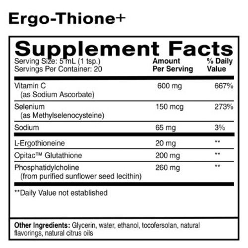Ergo-Thione+ by Quicksilver Scientific Label