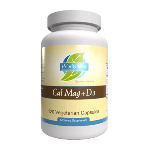 Cal Mag + Vit D3 120c by Priority One