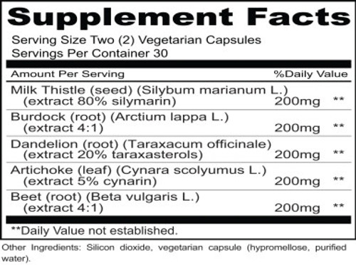 Hepa Cleanse 60c Label by Priority One