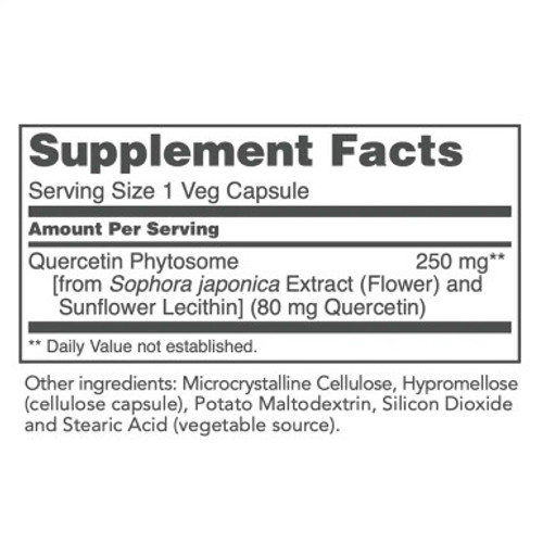 Quercetin Phytosome 90c by Protocol for Life Balance label