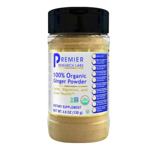 100% Organic Ginger Powder 4.6oz by Premier Research Labs