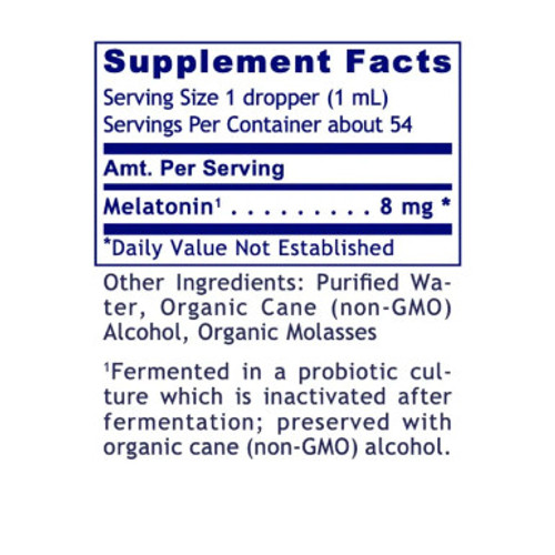 Melatonin-ND Fermented 2fl oz label by Premier Research Labs