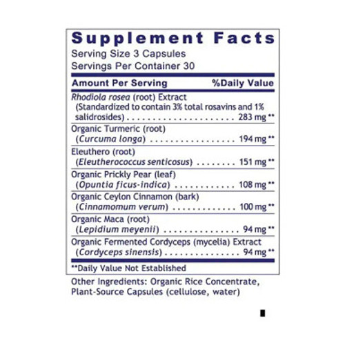 Adaptogen R3 90c label by Premier Research Labs