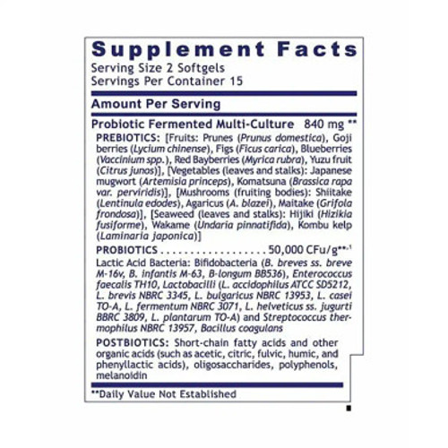 Premier Probiotic 30sg label by Premier Research Labs