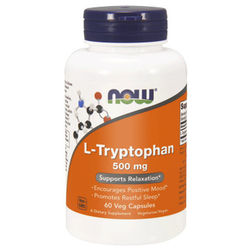 L-Tryptophan 500 mg 60vc by NOW Foods