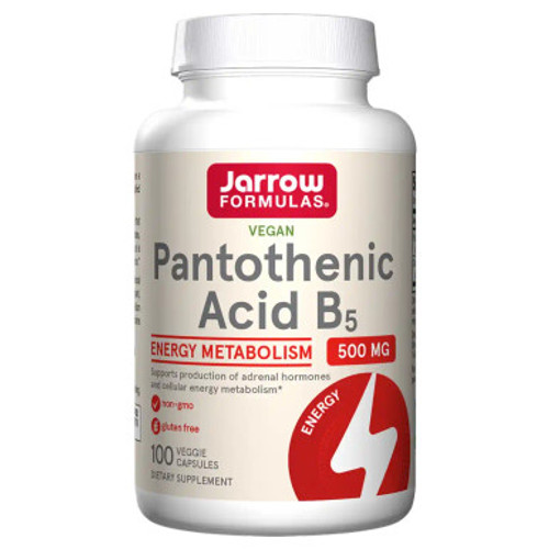 Pantothenic Acid 500mg 100c by Jarrow Formulas