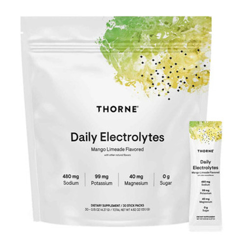 Daily Electrolytes - Mango Limeade 30 Stick Packs by Thorne