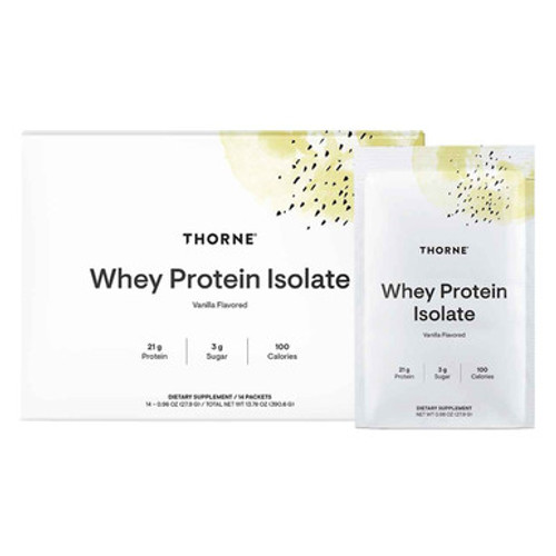 Whey Protein Isolate - Travel Packs - Vanilla 14 CT by Thorne