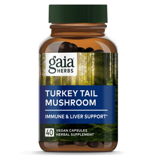 Turkey Tail Mushroom 40c by Gaia Herbs
