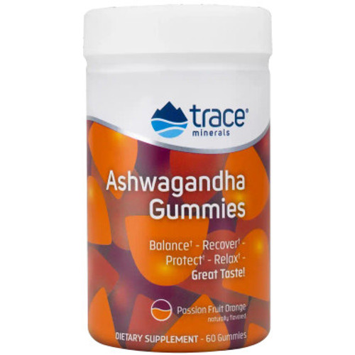 Ashwagandha Gummies - Passion Fruit Orange Flavor by Trace Minerals Research