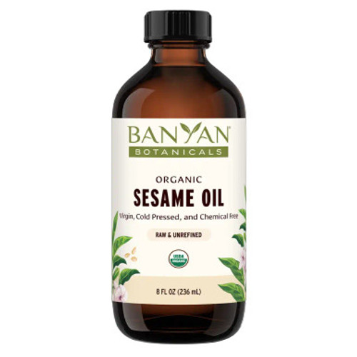 Organic Sesame Oil 8 oz by Banyan Botanicals