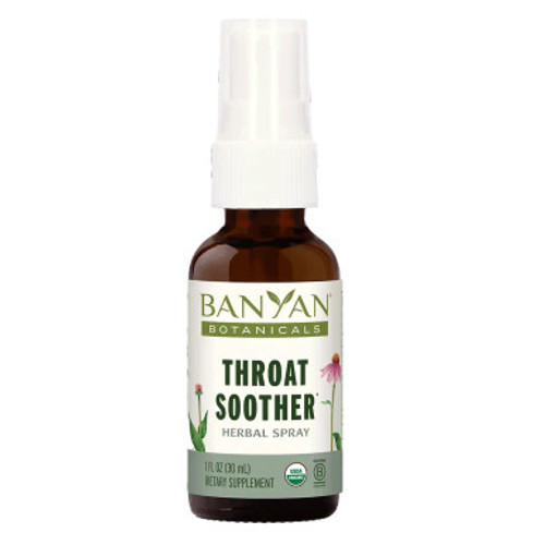 Throat Soother Spray 1 oz by Banyan Botanicals