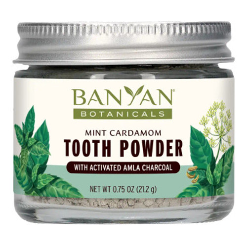 Tooth Powder – Mint Cardamom 0.75 oz by Banyan Botanicals