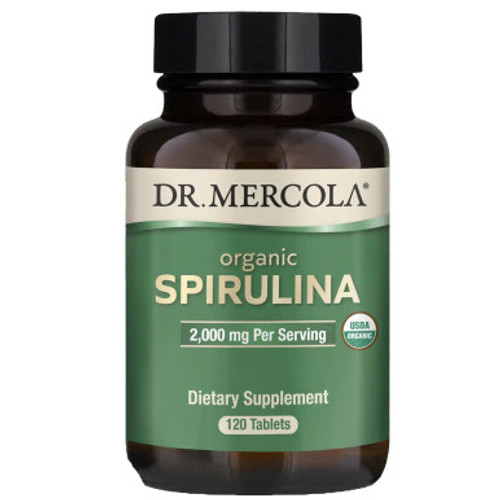 Organic Spirulina 120t by Dr. Mercola