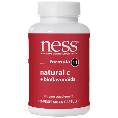 Natural C + Bioflavonoids 120c by NESS Enzymes