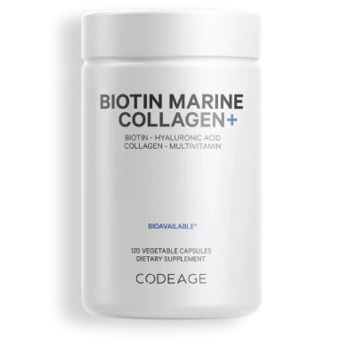 Biotin Marine Collagen 120c by Codeage