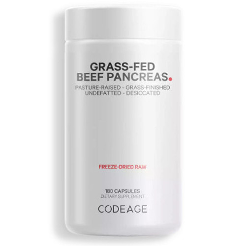 Grass Fed Beef Pancreas 180c by Codeage