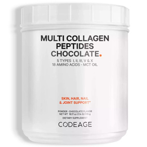 Multi Collagen Peptides Powder Chocolate 515g by Codeage