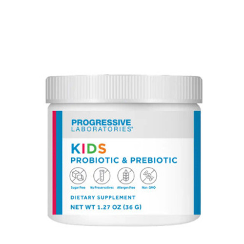 Kid's Probiotic & Prebiotic Powder 36 grams by progressive labs Kid's Probiotic & Prebiotic Powder 36 grams by progressive labs