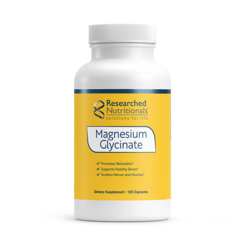 Magnesium Glycinate 120c by Researched Nutritionals