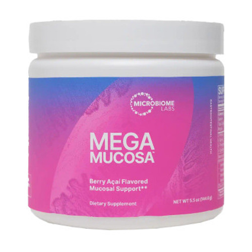 MegaMucosa Berry Acai Flavored 144g by Microbiome Labs