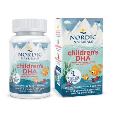 Children's DHA (Strawberry)  180 Softgels by Nordic Naturals