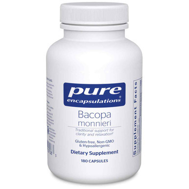 Bacopa monnieri by Pure Encapsulations – Memory, Mental Clarity, and Stress-Response Support