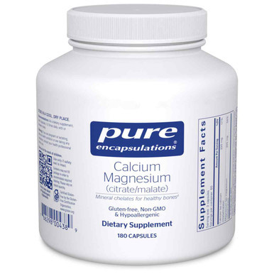 Calcium Magnesium (citrate/malate) 180c Pure Encapsulations