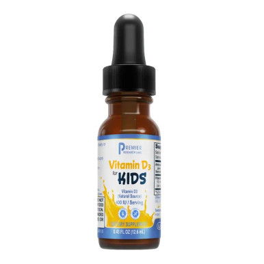 Vitamin D3 for Kids0.43fl oz by Premier Research Labs