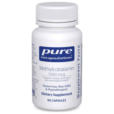 Methylcobalamin 1,000 mcg by Pure Encapsulations – Methylation, Nerve, and Energy Support