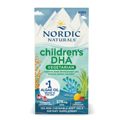 Children’s DHA Vegetarian 120sg by Nordic Naturals