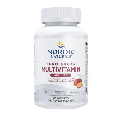 Zero Sugar Multivitamin 60 Gummies by Nordic Naturals