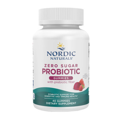 Zero Sugar Probiotic 40 Gummies by Nordic Naturals