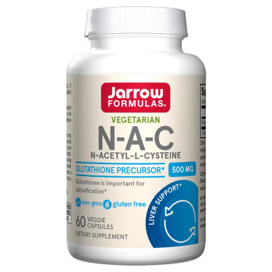N-A-C (N-Acetyl-L-Cysteine) 500 mg 60c by Jarrow Formulas