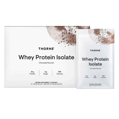 Whey Protein Isolate - Travel Packs - Chocolate 14 CT by Thorne