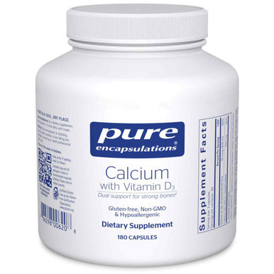 Calcium with Vitamin D3 180c Pure Encapsulations