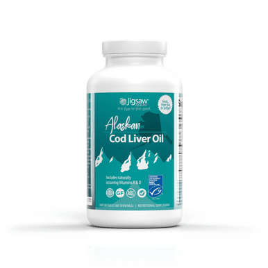 Alaskan Cod Liver Oil 180sg by Jigsaw Health