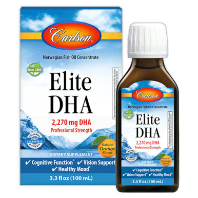 Elite DHA Liquid 100ml by Carlson Labs