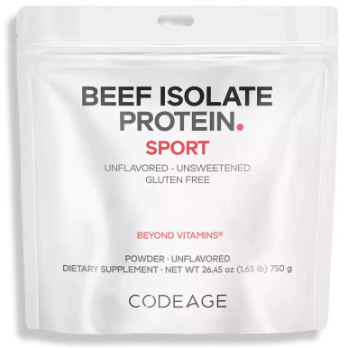 Beef Isolate Protein Powder 750g by Codeage