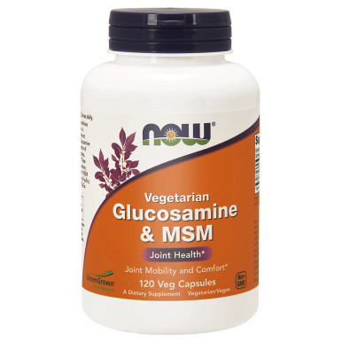 Glucosamine & MSM 120vc by NOW Foods