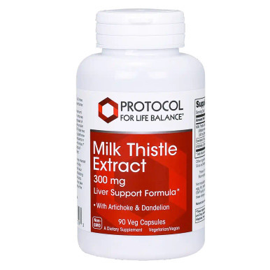Milk Thistle Extract 300mg 90c by Protocol for Life Balance