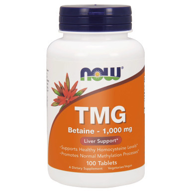 TMG Betaine 1000mg 100t by NOW Foods